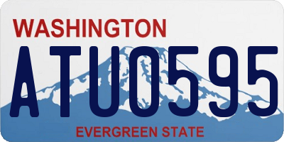 WA license plate ATU0595