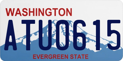 WA license plate ATU0615