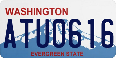 WA license plate ATU0616