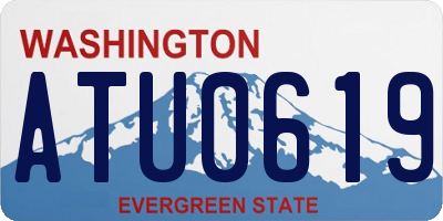 WA license plate ATU0619