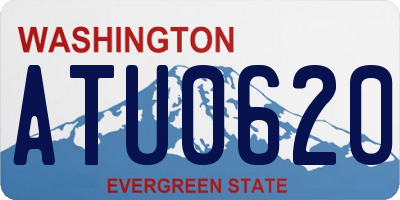 WA license plate ATU0620