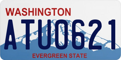 WA license plate ATU0621