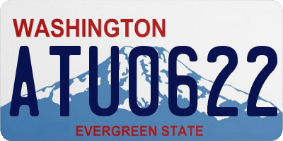 WA license plate ATU0622