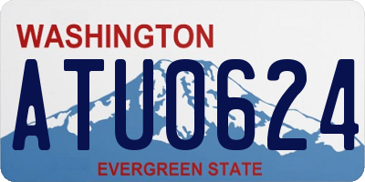 WA license plate ATU0624