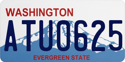 WA license plate ATU0625