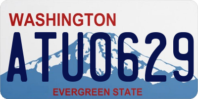 WA license plate ATU0629