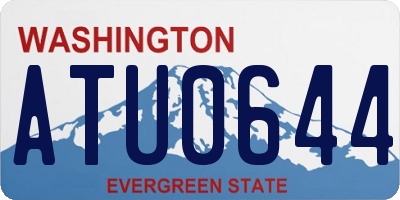 WA license plate ATU0644