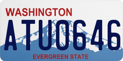 WA license plate ATU0646