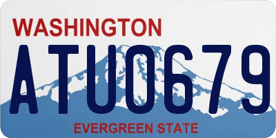WA license plate ATU0679