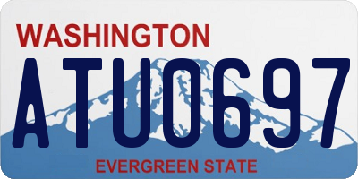 WA license plate ATU0697