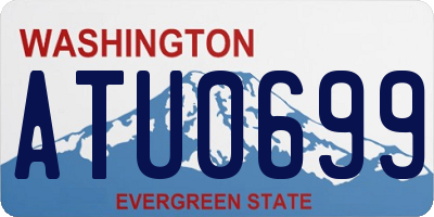 WA license plate ATU0699