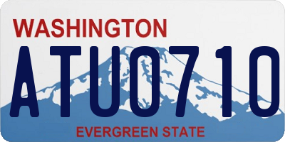 WA license plate ATU0710