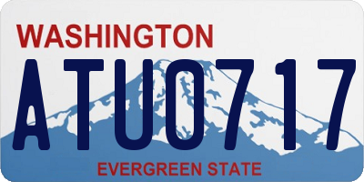 WA license plate ATU0717