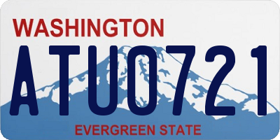 WA license plate ATU0721