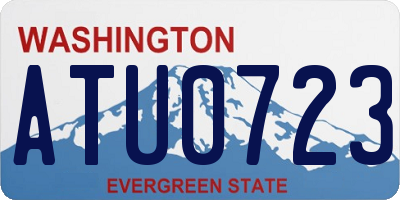 WA license plate ATU0723