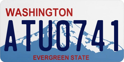 WA license plate ATU0741
