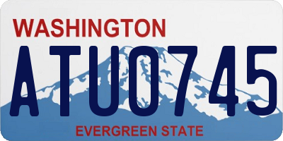 WA license plate ATU0745