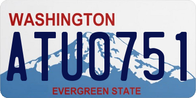 WA license plate ATU0751