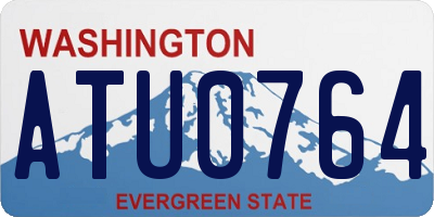 WA license plate ATU0764