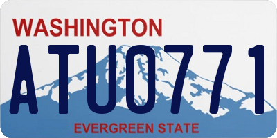 WA license plate ATU0771