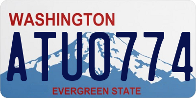 WA license plate ATU0774