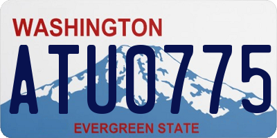 WA license plate ATU0775