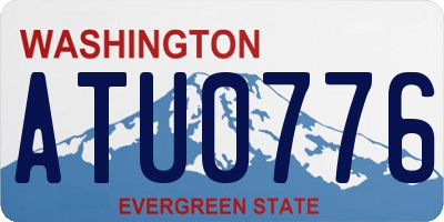 WA license plate ATU0776