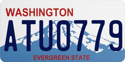 WA license plate ATU0779