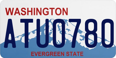 WA license plate ATU0780