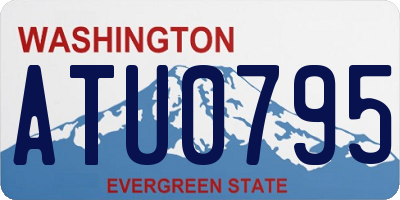 WA license plate ATU0795