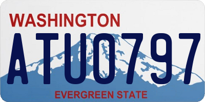 WA license plate ATU0797