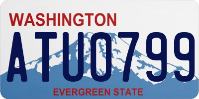 WA license plate ATU0799