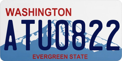 WA license plate ATU0822