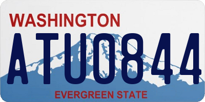 WA license plate ATU0844
