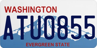 WA license plate ATU0855