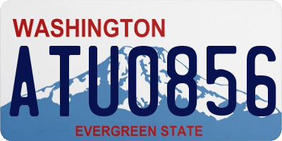WA license plate ATU0856