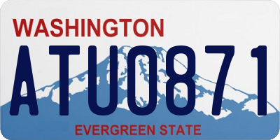 WA license plate ATU0871