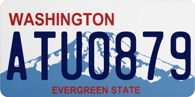 WA license plate ATU0879