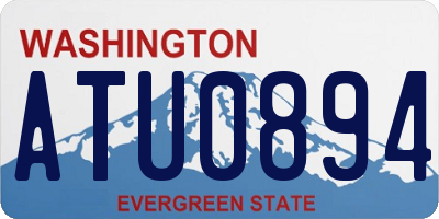 WA license plate ATU0894