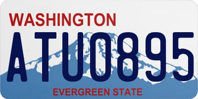 WA license plate ATU0895