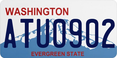 WA license plate ATU0902