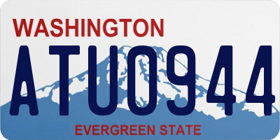 WA license plate ATU0944
