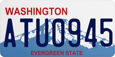 WA license plate ATU0945