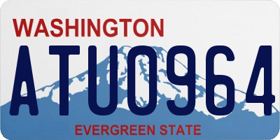 WA license plate ATU0964