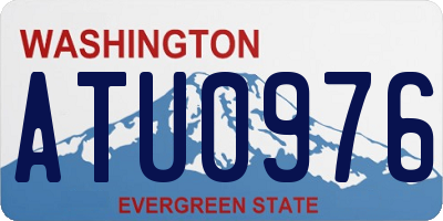 WA license plate ATU0976