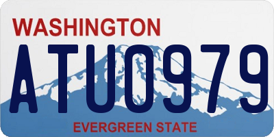 WA license plate ATU0979