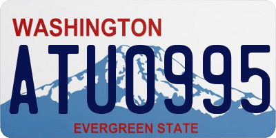 WA license plate ATU0995