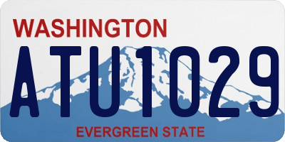WA license plate ATU1029