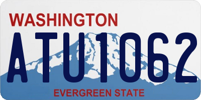 WA license plate ATU1062
