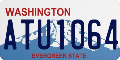 WA license plate ATU1064